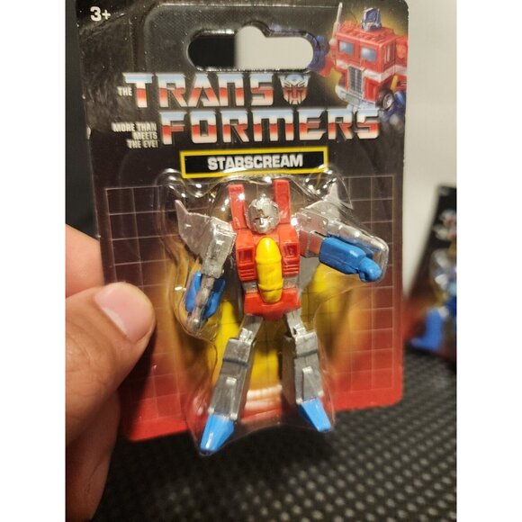 Transformer JustPlay Hasbro Mini G1 Figures Set Megatron Optimus Prime Bumblebee - Picture 4 of 9